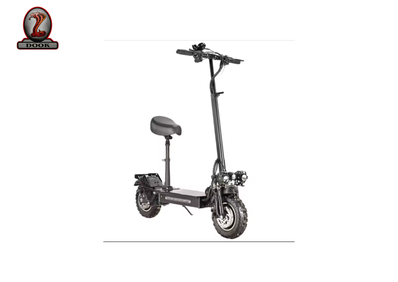 Acceleration motor foldable electric scooter with 11-inch off-road wide tire - Image 2