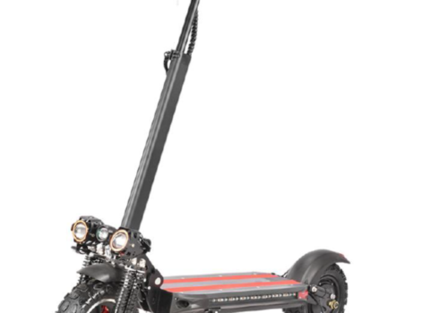 Dual acceleration motor foldable electric scooter with 11-inch off-road wide tire