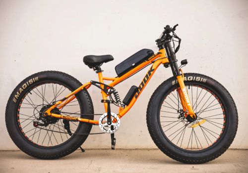 Electric Fat Bike with rear suspension 26 inch